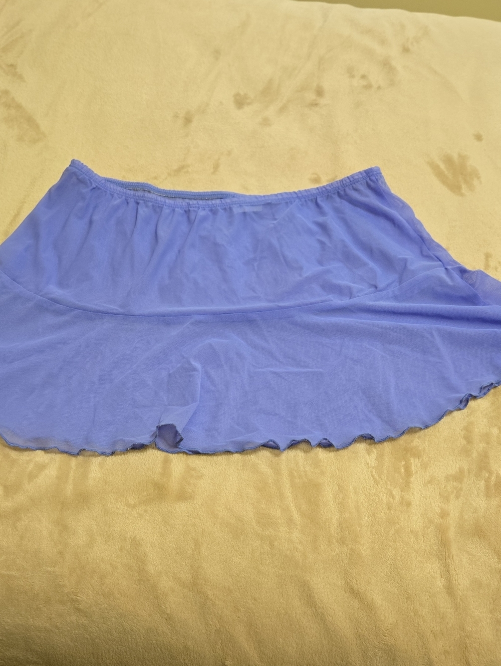 VENUS Blue Sheer Swim Coverup Skirt
